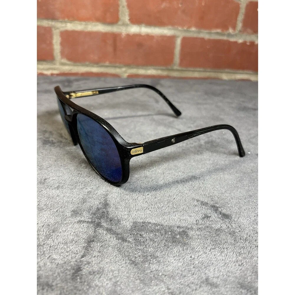 Vintage Revo Blue Mirror H2O 800 001 Grand Venture Aviator Sunglasses Used